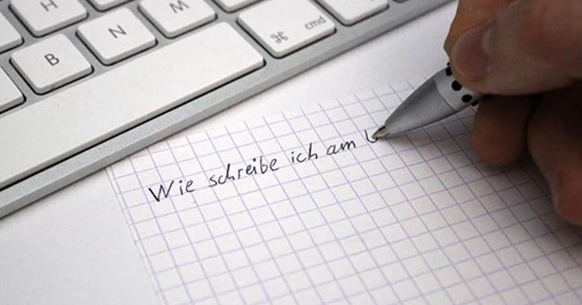 Wie schreibe ich am besten mit?